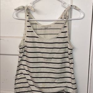 Bow tied stripe tank (forever 21)